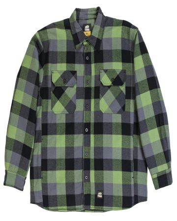 Berne Men Tall Timber 7 oz 100% Cotton Flannel Shirt 